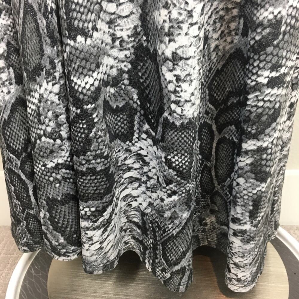 Lane Bryant Black & White Snake Print Sleeveless  Maxi Dress 18/20 - Picture 3 of 6
